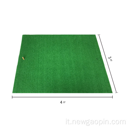 Tappetino per la pratica del golf in erba all&#39;aperto per simulatore di golf